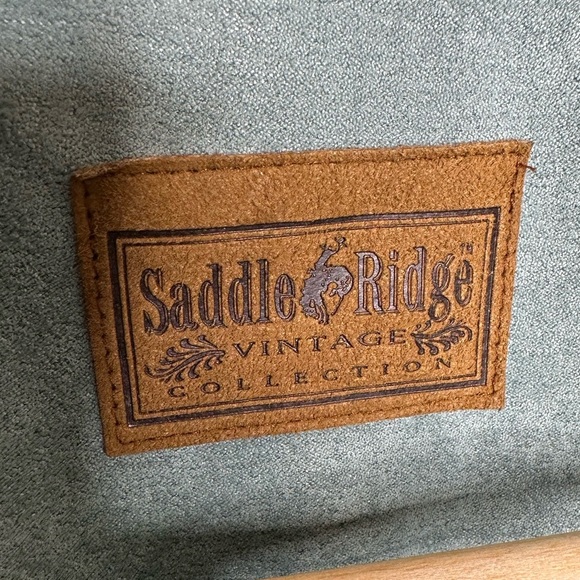 Saddle Ridge Vintage Western Suede Shacket Women's Sage Jacket - Size Medium - Picture 6 of 7